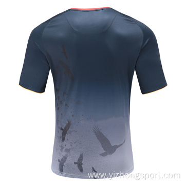 Mens Dry Fit Rugby Wear T Shirt